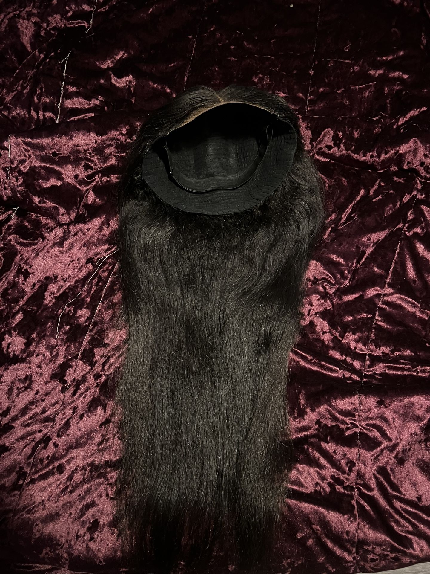 Kinky Straight Human Hair Wig