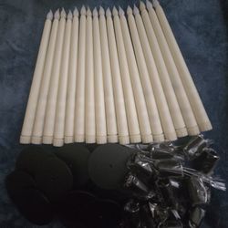 LED Candles With Stands 