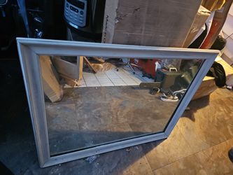 Wooden Framed Mirror 