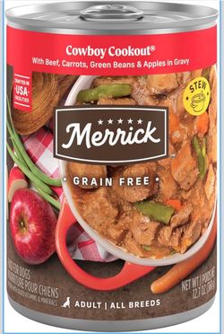 Merrick Grain Free Cowboy Cookout Natural Wet Dog Food