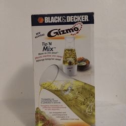 Black & Decker Gizmo Tip 'N Mix GDM100 Automatic Salad Dressing Maker NIB