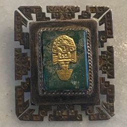 Vintage Totem Pin Brooch /Pendant