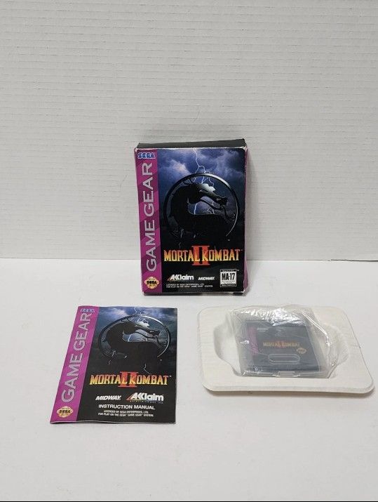 Mortal Kombat ll 2 - Sega Game Gear - Complete In Box
