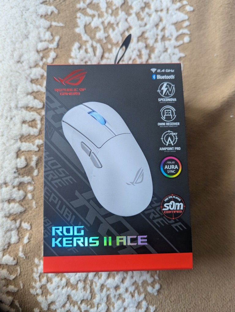 Asus ROG Keris Ace 2 Wireless/Wired Mouse - Brand New and Sealed 