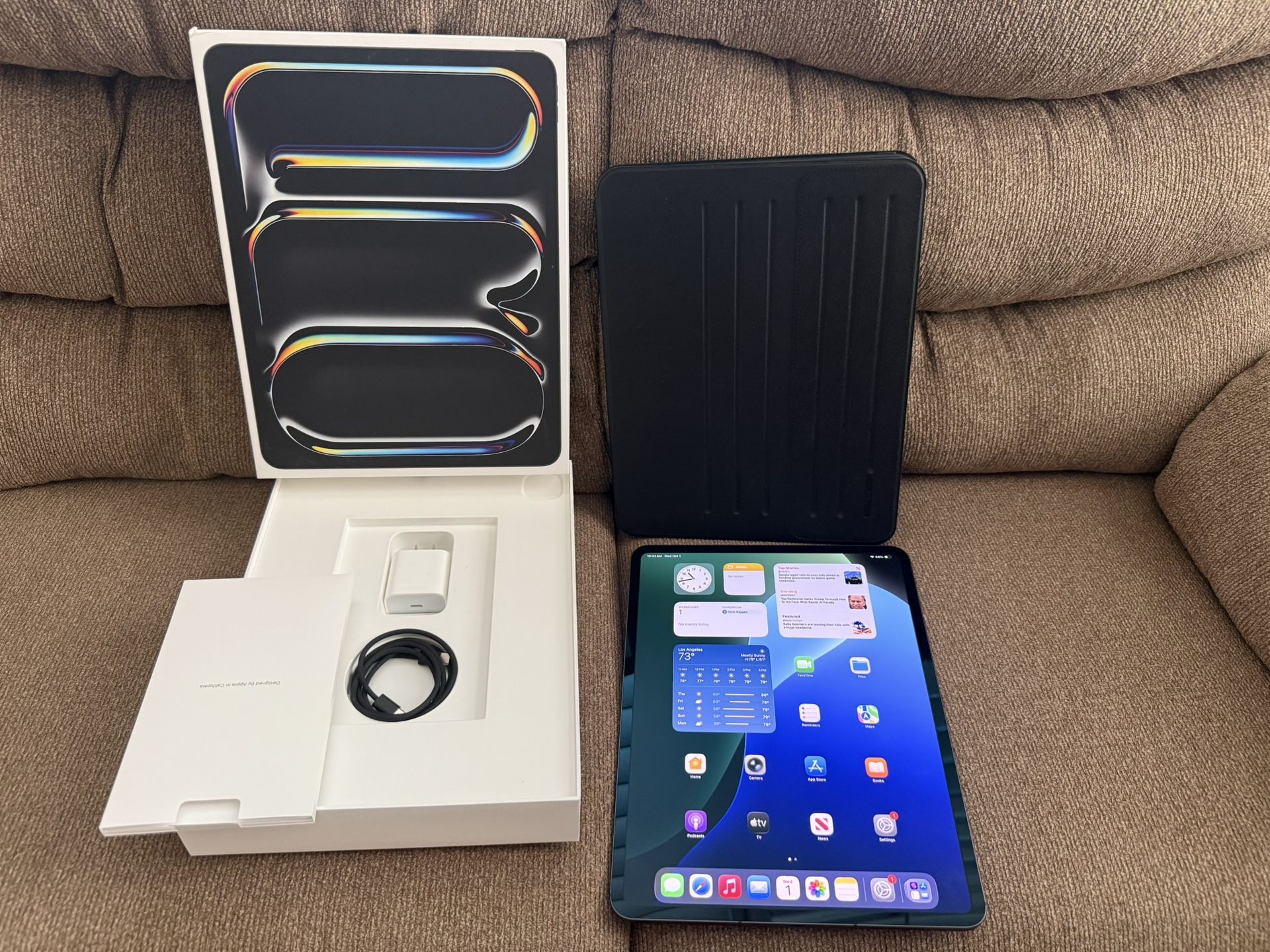 iPad Pro 7 (13”) M4, 1TB, Nano texture Glasses , WIFI , Maybe Cellular