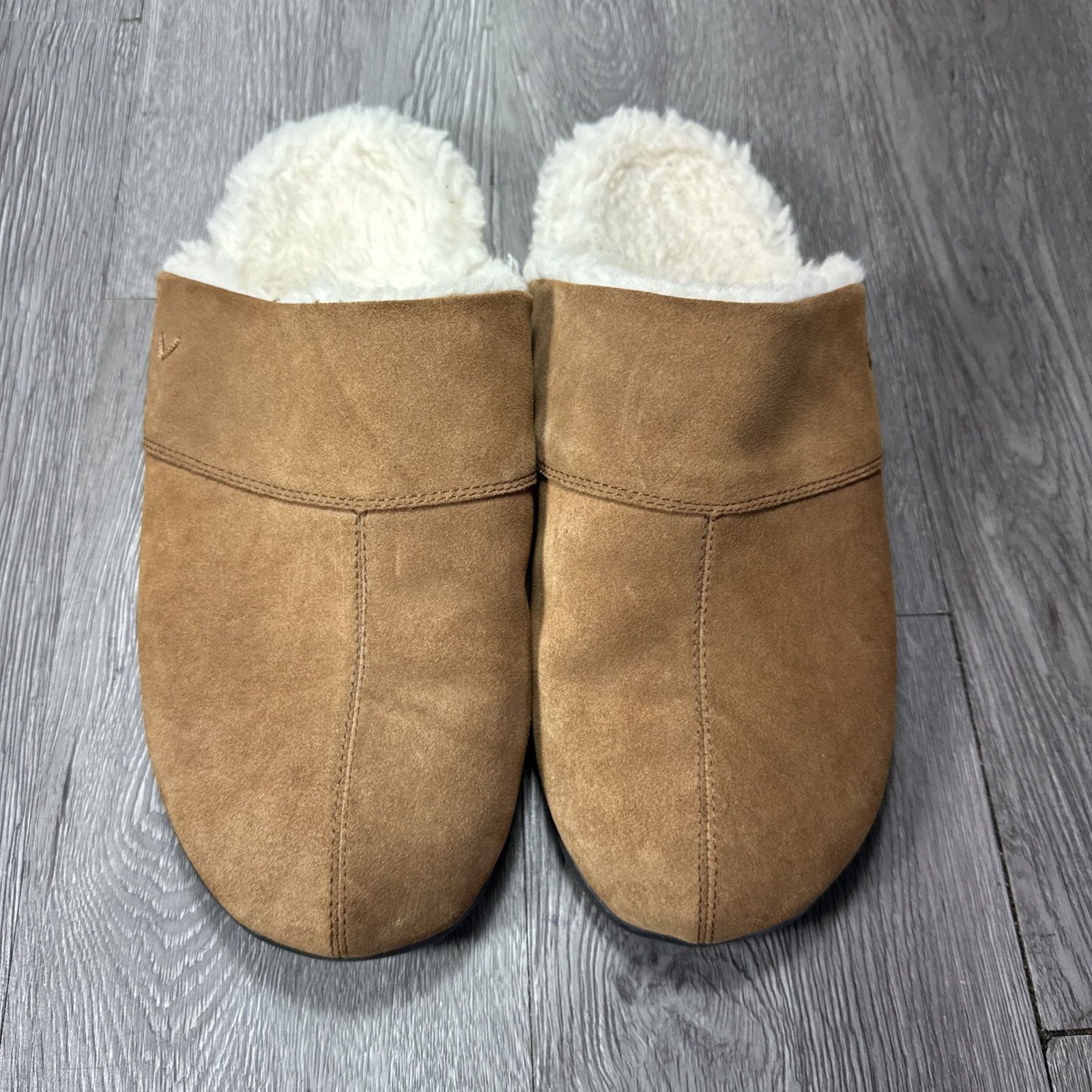 Mens Alfons Orthotic Comfort Slipper Size 11 Brown Suede  display picture 3