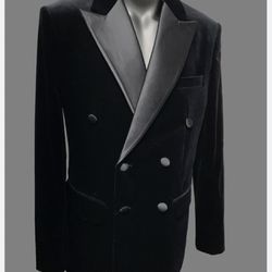 Black Velvet XL Coat 