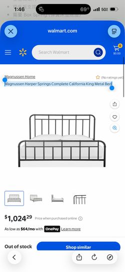🔥 98 Brand Name California King Metal Beds - Only $50 Each 🔥