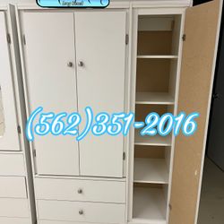 White XL wardrobe Closet Ropero New Mueble Dresser 