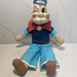Vintage 1950’s Popeye Gund Mfg Co. Doll Antique Cartoon Olive Oil 