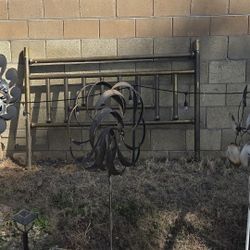 King size brass headboard