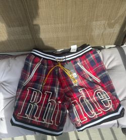 RHUDE shorts and shirt