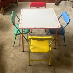 Kiddie Table And Chair Set