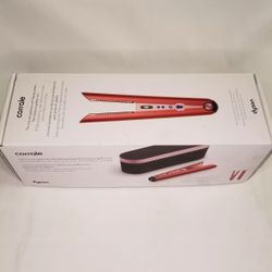 Dyson Corrale hair straightener strawberry bronze pink floor model 