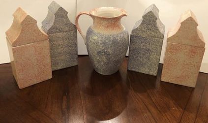 Ethan Allen Pottery Set Made in Italy