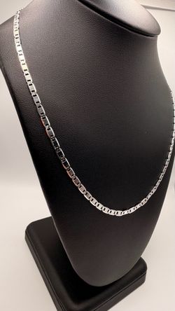 Silver Mariner Link Chain Necklace