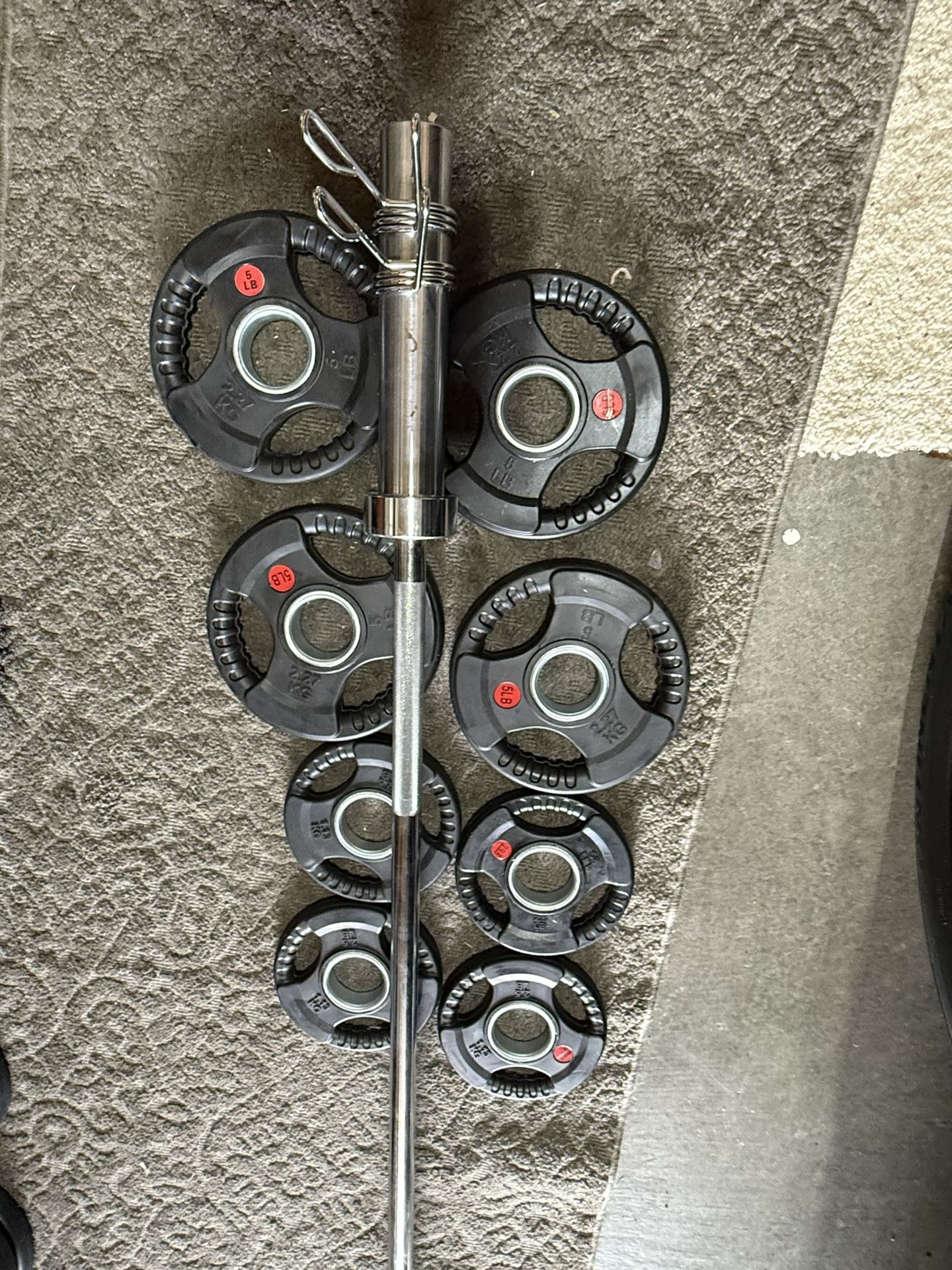Olympic Weights Bar Set