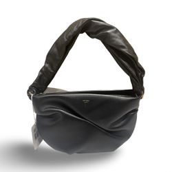Jimmy Choo Bonny Leather Shoulder Bag - Black