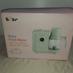 Bear Baby Food Maker with Two Layer Steam Baskets
