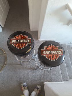 Motor Harley Davidson chair/stool set