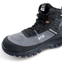 Size 4 ANDANDA Steel Toe Boots for Men Lightweight Indestructible Work Boots Breathable Comfortable Construction Boots Puncture Resistant Non Slip