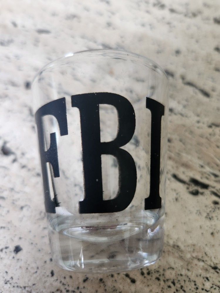 FBI Shot Glass