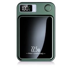 10000mAh Magnetic Charger Power Bank Wireless 22.5W USB-C Foldable Stand LED Dis