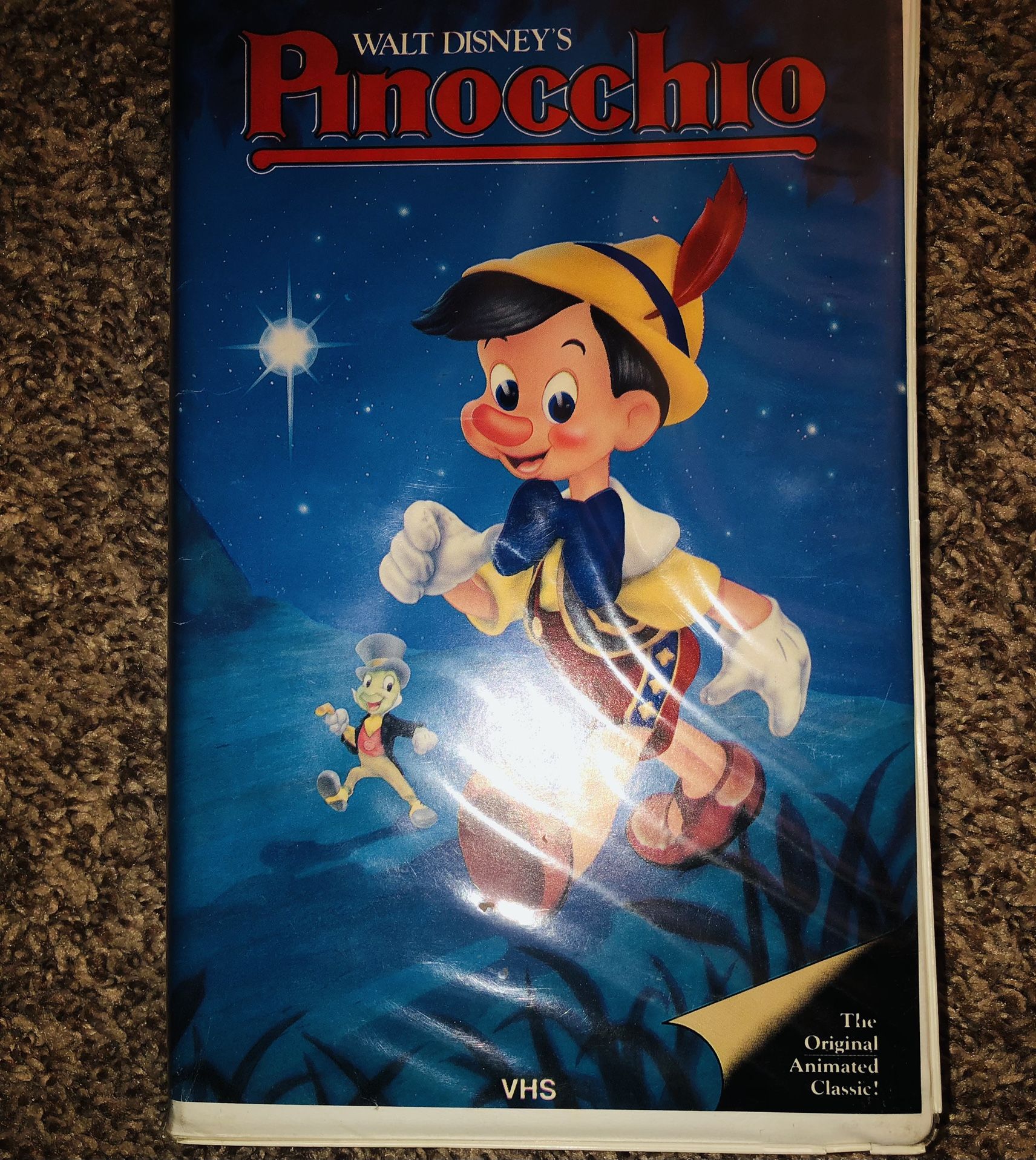 Walt Disney’s Classic Pinocchio ( Black Diamond Edition) VHS for Sale