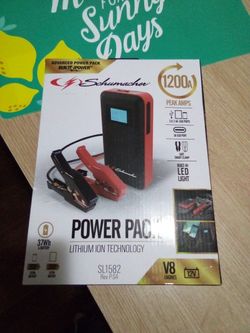 Schumacher Power Pack For Auto , SUV , Or Truck