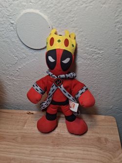 Deadpool king plush figure (unused-like new)
