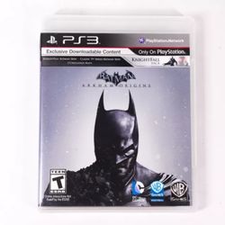 DC Comics Batman Arkham Origins PS3 Playstation 3 Video Game DVD Hero Videogame