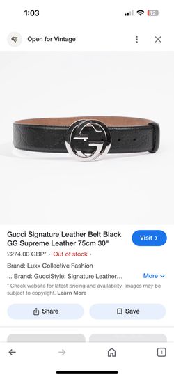 Men Gucci Belt