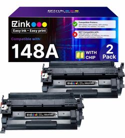 E-Z Ink 148A Toner Cartridge 4001n 4101fdw (with Chip) Replacement for HP 148A Toner Cartridge W1480A 148X W1480X to Use with HP LaserJet Pro 4001n 41