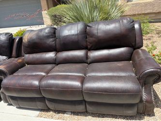 Leather couch