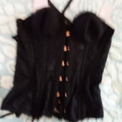 NEW Fenty X Savage Black Lace Corset Large 
