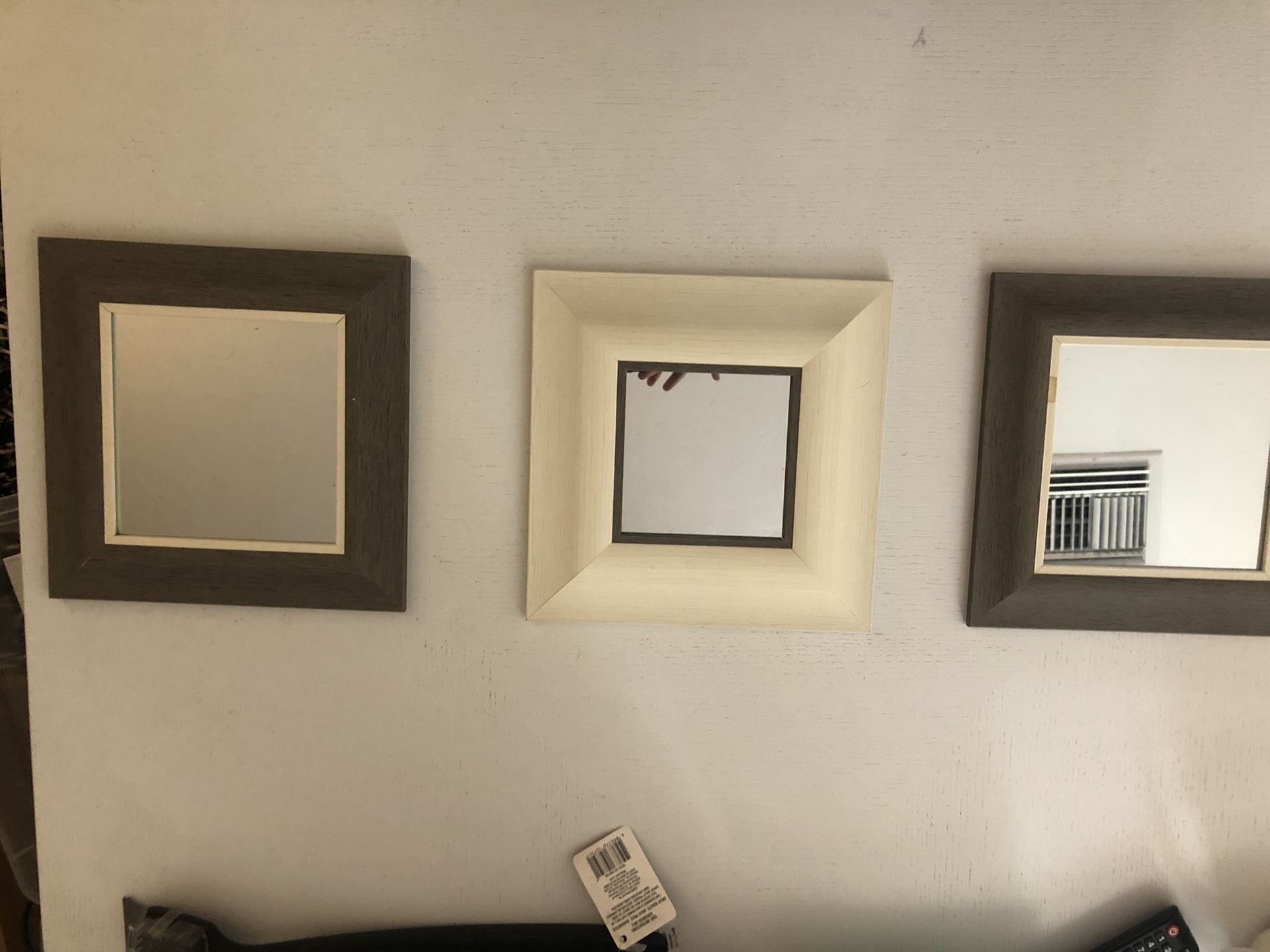 Set of 3 Small Mirrors