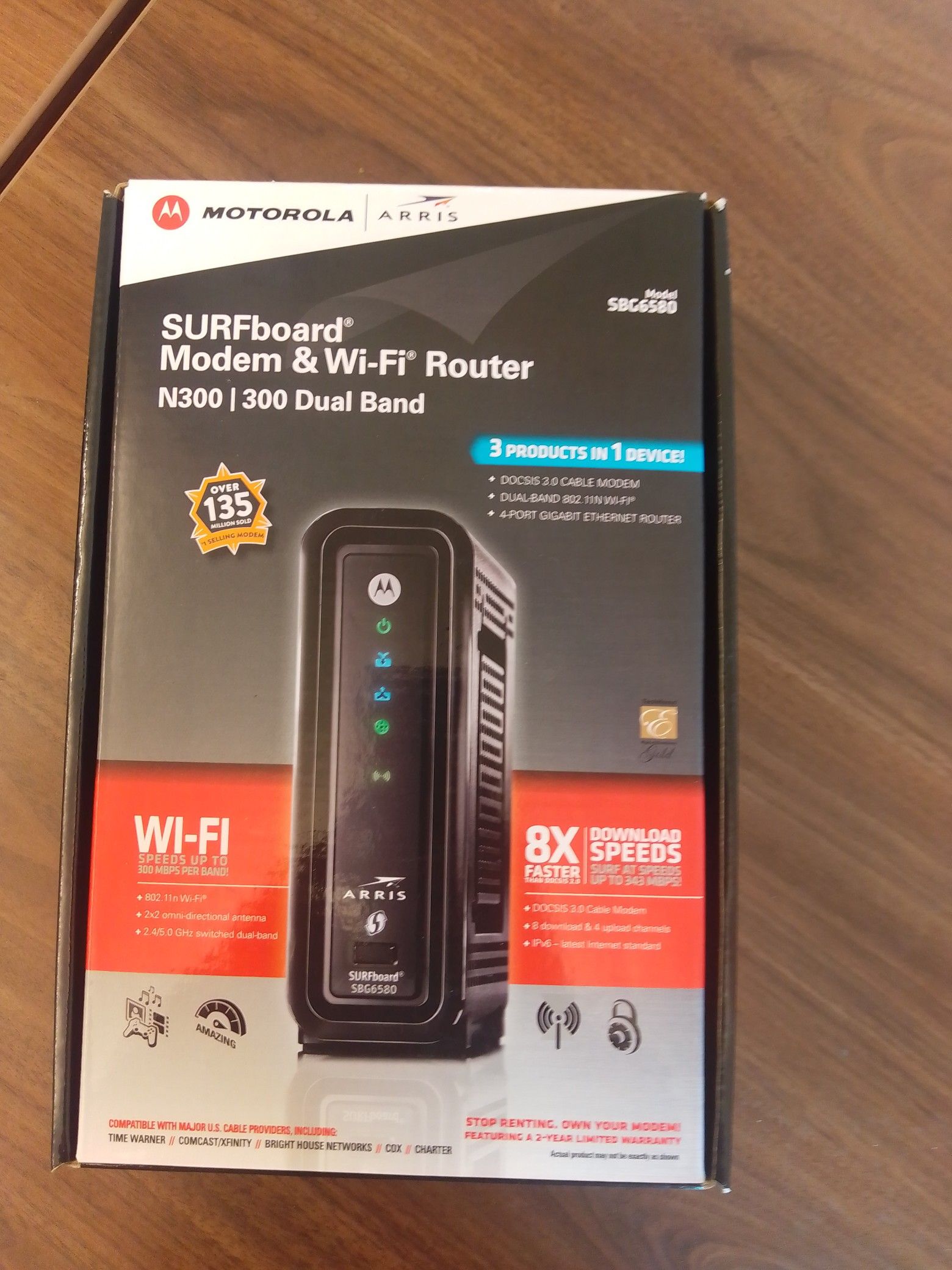 Motorola Arris modem and router wifi