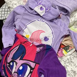 Girl PJ One Piece Zipper Size Small 6/6x