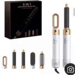 5-in-1 Hair Styler – Auto Curling Wand, Straightener & Multi Styling Tools