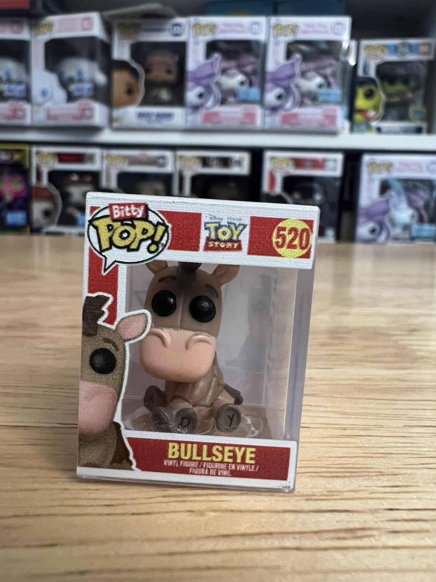 BITTY Bullseye Toy Story 1" Funko Pop #520 Movies Disney Pixar Animation Woody