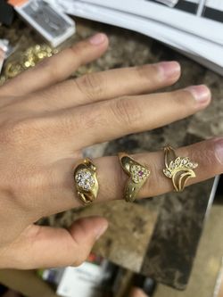 10 k gold rings( not filled gold)