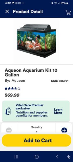 Aqueon Aquarium Kit 10 Gallon