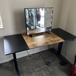 Large Adjustable Height Desk 