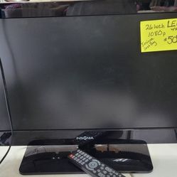 26 Inch LED 1080 FLAT SCREEN w/Remote