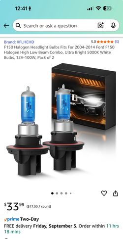 F150 Halogen Headlight Bulbs.