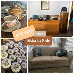 50% Off Estate Sale! Address In Description