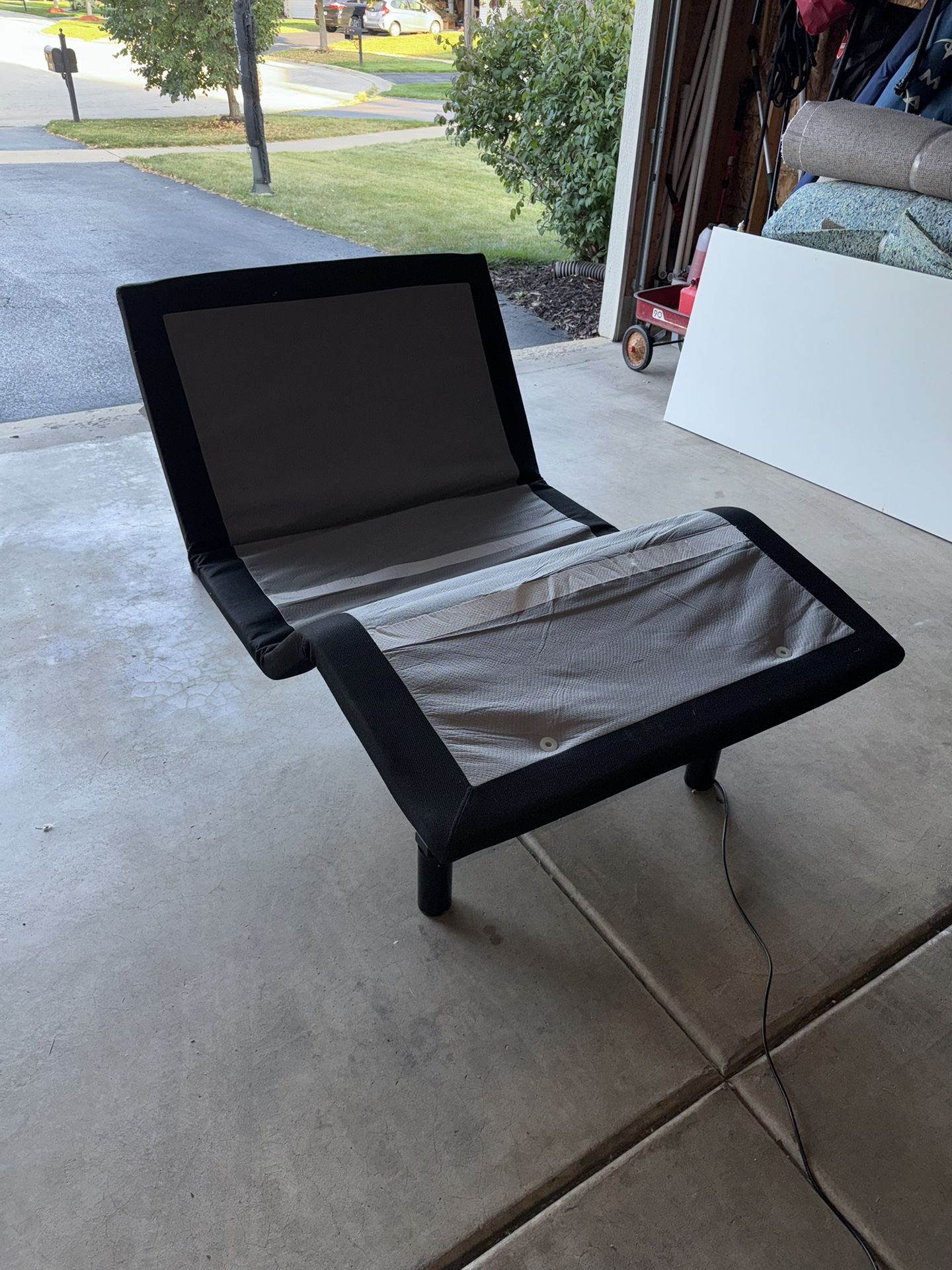 Twin adjustable bed frame