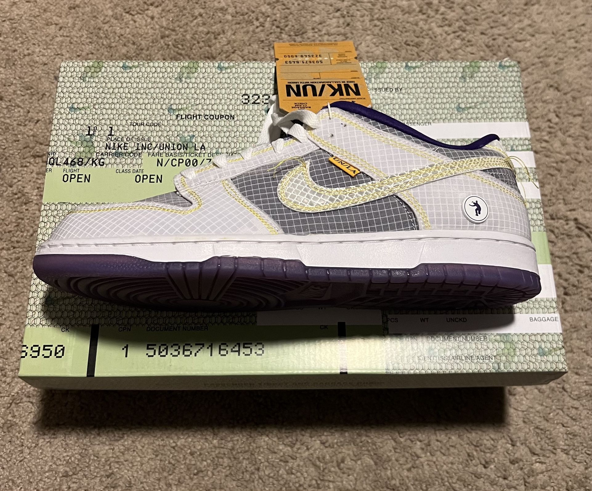 Nike Sb Dunk Low Union Court Purple