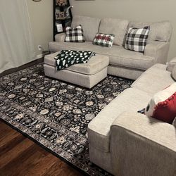Ashley’s Furniture Couches And Ottoman 