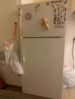 white refrigerator